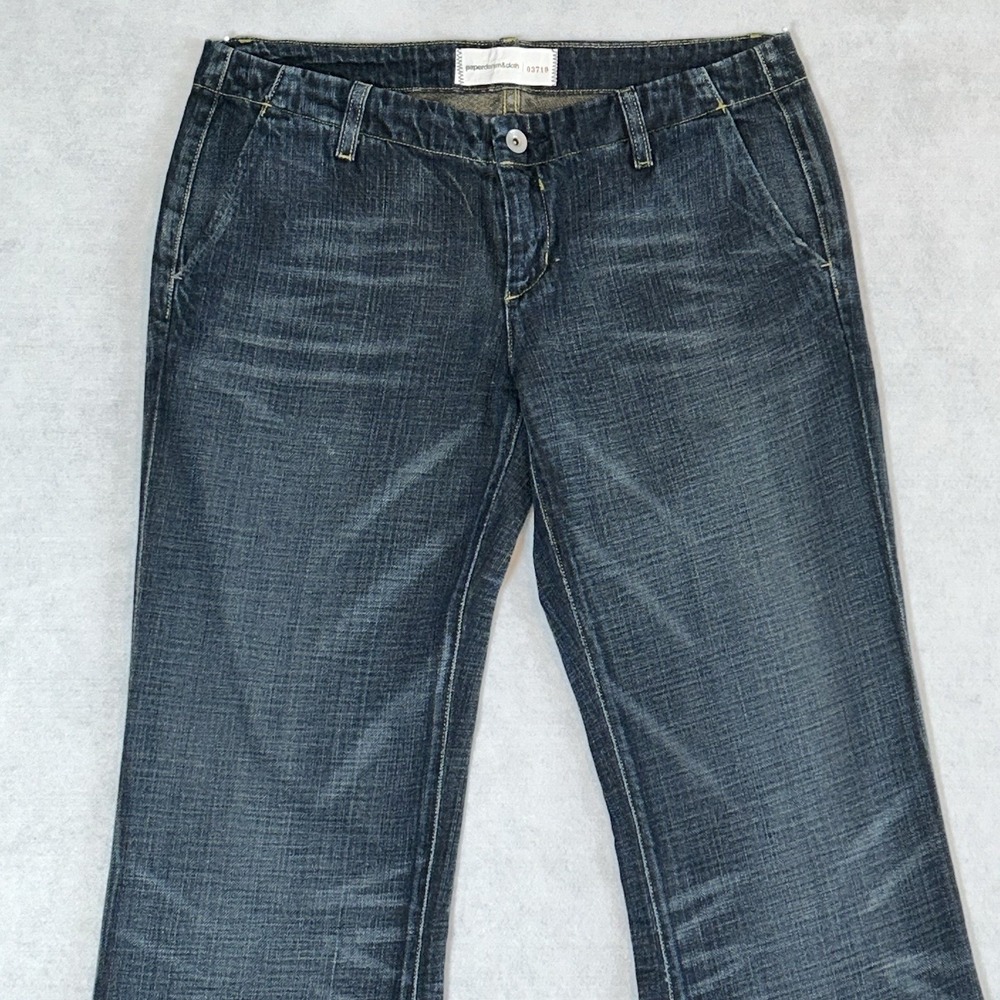 Paper Denim & Cloth Bootcut Flap Pocket Jeans Size ~Women's 31~ Retro Flare - Picture 2 of 12